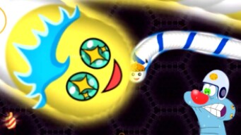 wormate.io / biggest kill smallest Worm Snake / OGGY with Jack Voice