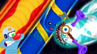 Wormate.io / Snake game / OGGY with Jack