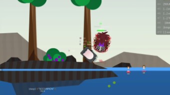 buttercup tffa montage in deeeep.io - eat fish, become the shark!