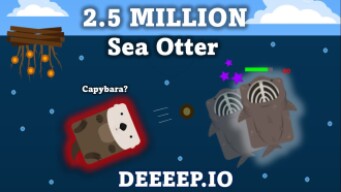 CAPYBARA PULLS UP IN DEEEEP.IO (Sea Otter 2.5MILL)