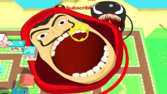 Hole.io Map Control: 100.00% - Time Mode Big Hole WORLD RECORD #421