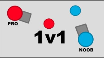 pro vs noob (diep.io)