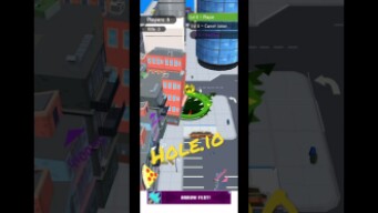 Hole.io Battle Mode #gaming #gamingshorts