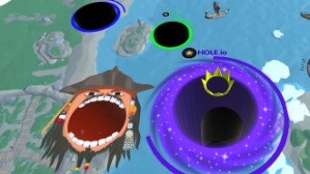 Hole.io Map Control: 100.00% - Time Mode Big Hole WORLD RECORD #429