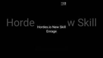 Hordes.io New Skill - Enrage