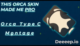 THIS ORCA SKIN MADE ME PRO | Orca Montage Deeeep.io