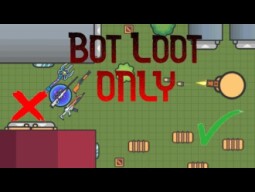 Bot Loot ONLY Challenge | ZombsRoyale.io