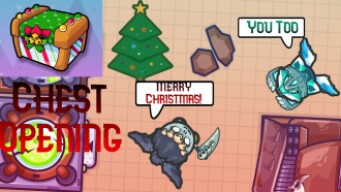 Christmas Chest Opening AND Wishing People a Merry Christmas! | ZombsRoyale.io
