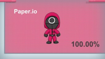 Paper.io [Squid Game] Map Control: 100.00%