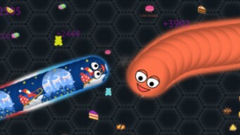 Wormate.io - Tiny Snake vs MEGA Snakes (Slitherio.io Wormate.io Snakes.io)