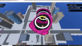 controlling 100% of the map with nobody left.hole.io