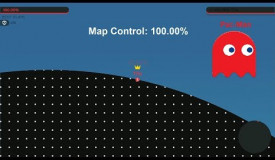 Paper.io 2 Map Control: 100.00% [Pac-Man]