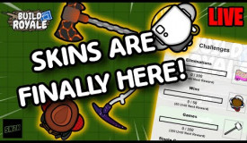 Skins are here! || Buildroyale.io LIVE