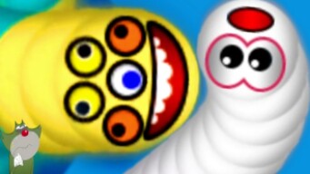 Slither Snake Worms zone.io Gameplay OGGY