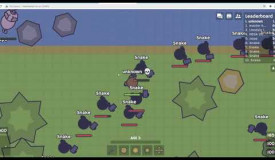 Snaking bots in moomoo.io