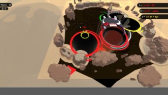 two glitches in one (STOP IT GAME) hole.io