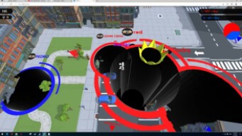 JOHN CENA DIES TO DUCKY IF I DIE THE VID ENDS, hole.io