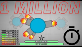 The Unstoppable Booster - 1M In FFA - Diep.io