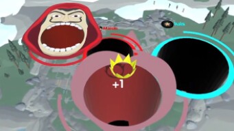 Hole.io Map Control: 100.00% -  Big Hole WORLD RECORD #457