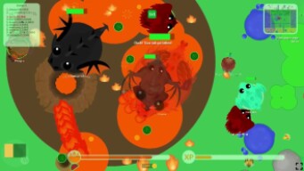 Mope.io | King Dragon kills (Hunts) | Luca mope YT