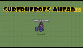 MooMoo io - SUPERHEROES AHEAD!!!