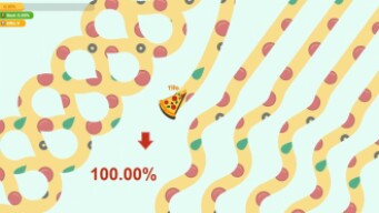 Paper.io 10 Map Control: 100.00% [Pizza]