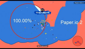 Paper.io 2 [Battle Royale] Map Control: 100.00%