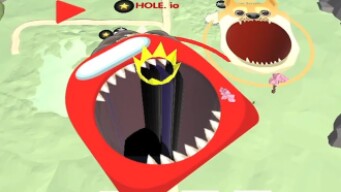 Hole.io Map Control: 100.00% - Time Mode Big Hole WORLD RECORD #342