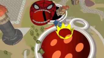 Hole.io Map Control: 100.00% -  Big Hole WORLD RECORD #487