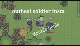 best moomoo.io healer (double heal montage)