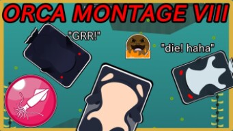 Orca vs Everyone Montage, the VIII | Deeeep.io - eat fish, become the shark!
