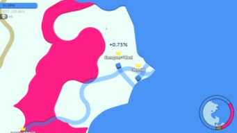 Paper io 2 [Teams] Map Control: 100%