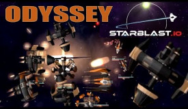 ODYSSEY Team-Mode "Starblast.io" casual gameplay