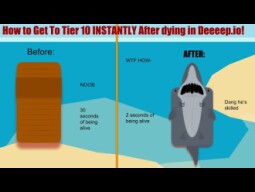 How To get to Tier 10 INSTANTLY After you die! Deeeep.io Glitch