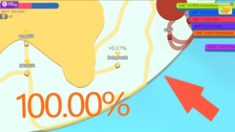 Paper.io 2 [Teams] Map Control: 100.00% INSTANT WIN