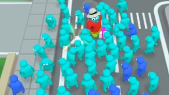 Gangs.io (Crowd City) World Record Map Control: 100.00% #228