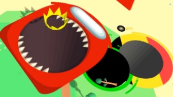 Hole.io Map Control: 100.00% -  Big Hole WORLD RECORD#17