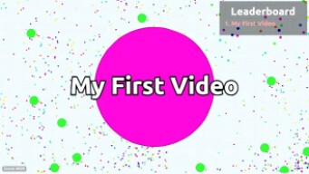 My First Agar.io Video