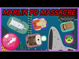 Ultimate Pearl Defence Montage in Deeeep.io - eat fish, become the shark!