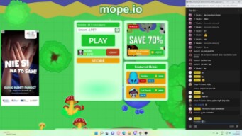 Mope.io - Summer LiveStream on FF2,AM,RU2