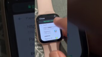 i played paper.io on an Apple Watch.