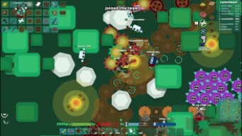 Starve.io raiding na leg in under 10 min.