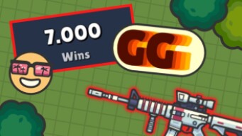 Reaching 7000 Wins in ZombsRoyale.io