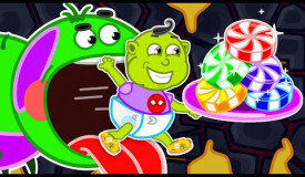 Lion Family | Rainbow Candies. Worm slither.io | Cartoon for Kids