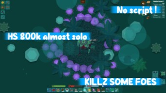 [STARVE.IO] HS 800k almost solo + killz foes