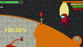 Paper.io 2 [Amogus.io] Map Control: 100.00% Among Us Super Imposter