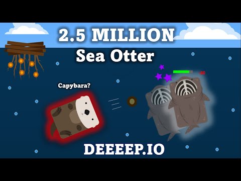 CAPYBARA PULLS UP IN DEEEEP.IO (Sea Otter 2.5MILL) - Grizix.com!