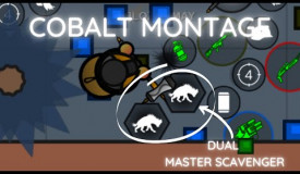 COBALT MODE MONTAGE (w/DUAL MASTER SCAVENGER PERK) || SURVIV.IO