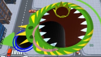 Hole.io Map Control: 100.00% -  Big Hole WORLD RECORD #619