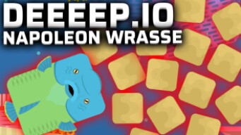 NAPOLEON WRASSE TROLLS SERVER | Deeeep.io funny moments and fails